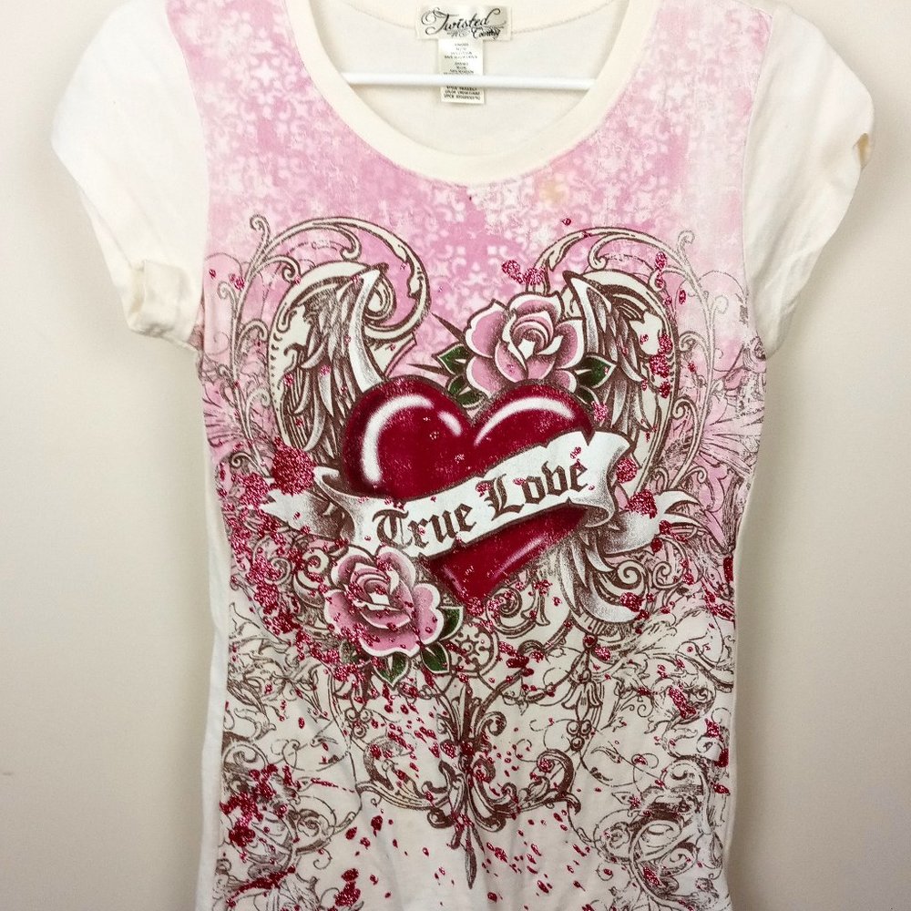 Ladies junior Twisted Courtesy blouse